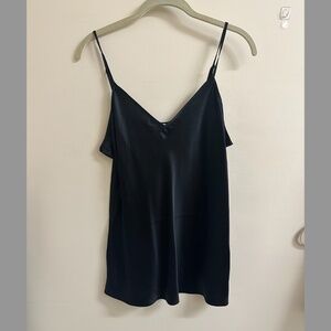 100% Navy Silk Joie Cami